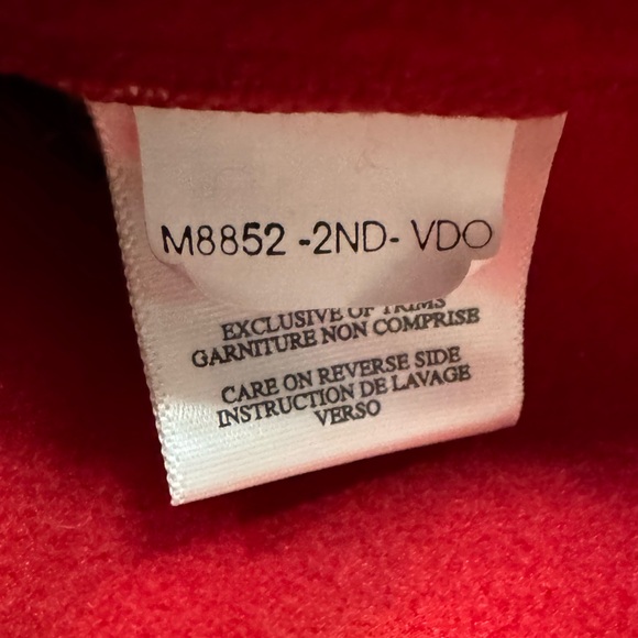 MARMOT Quarter Zip Pullover Fleece in Red M - Picture 8 of 8